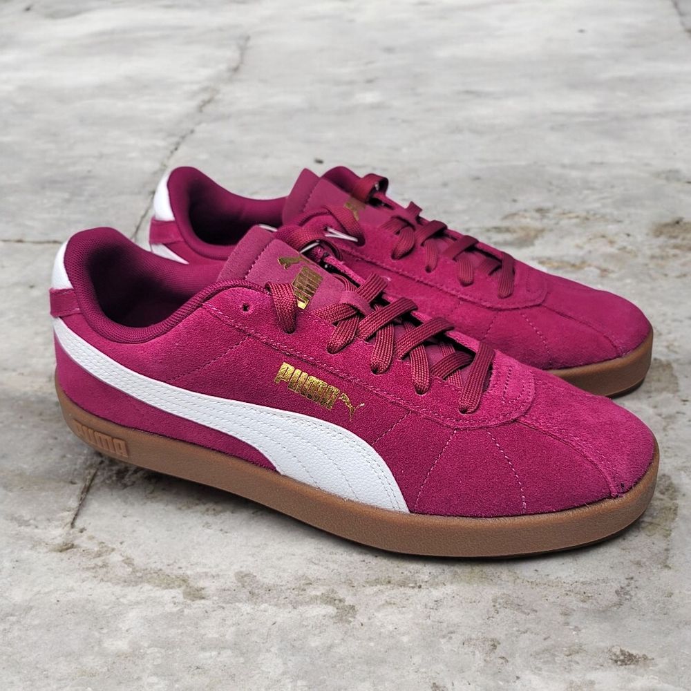 Puma Club ll Sneakers Unisex Berry White Size W10 / M11.5